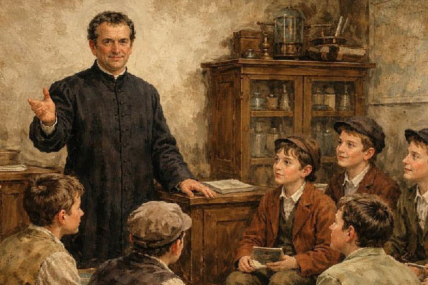 Karácsony Don Boscóval és a fiaival