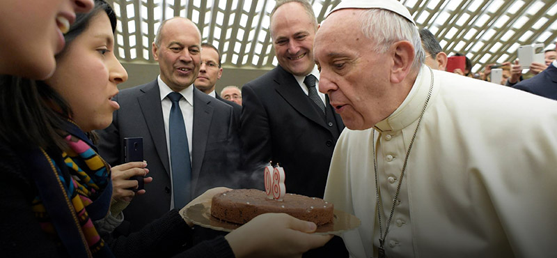 Közeleg Ferenc pápa 80. születésnapja