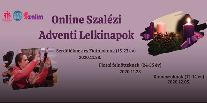 Online adventi szalézi lelki napok