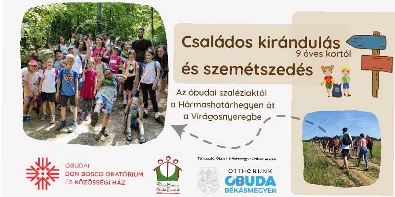 Óbuda – Szemétszedéssel egybekötött családos kirándulás