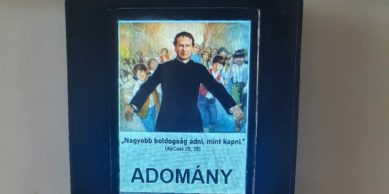 Óbuda – Már bankkártyával is lehet adakozni az óbudai szalézi templomban