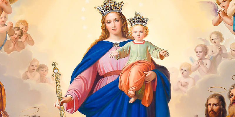 Máriát, a Keresztények Segítségét ünnepeljük. 