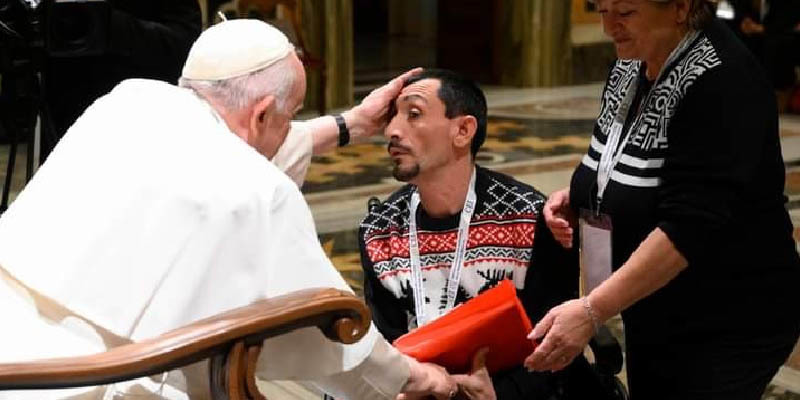 A pápa decemberi imaszándéka: „A fogyatékkal élőkért”