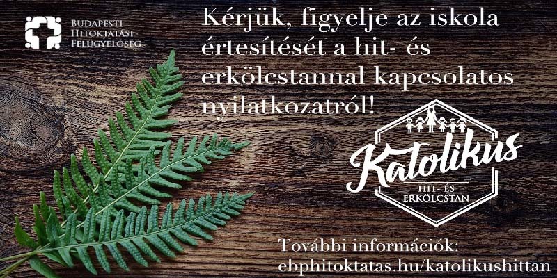 A lelkünkkel kell látni - Iratkozz be katolikus hittanra!