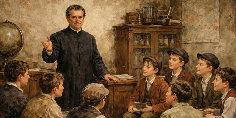 Karácsony Don Boscóval és a fiaival