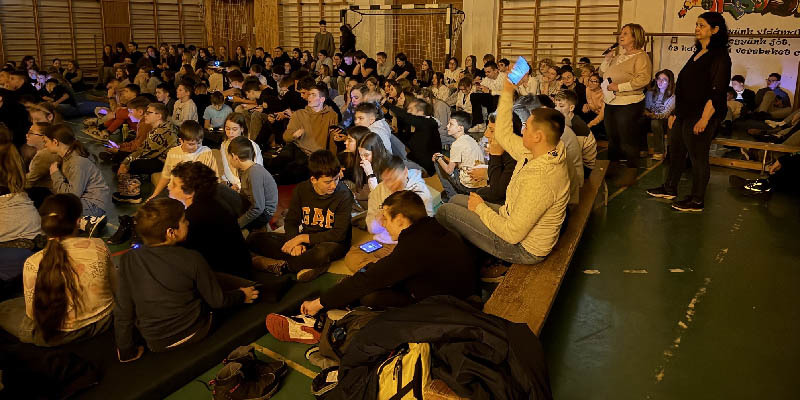 Nyergesújfalu - Don Bosco házi hittanverseny és éjszakai túra