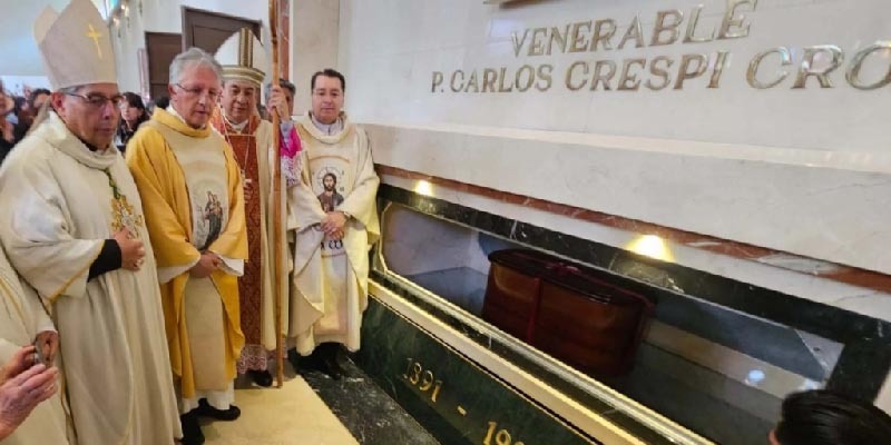 Ecuador – Tiszteletreméltó Carlo Crespi Croci földi maradványai hazatértek 