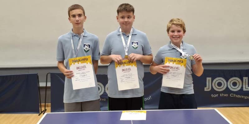 Nyergesújfalu - Diákolimpia – vármegyei első helyezés asztaliteniszben