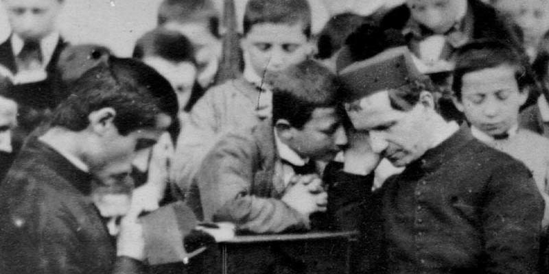 Don Bosco gyónásra hív