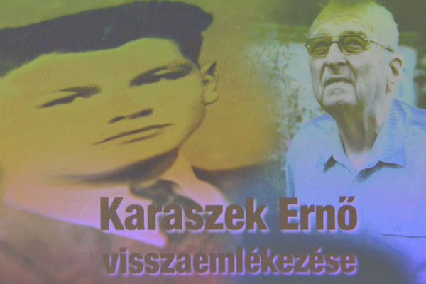 Karaszek Ernő visszaemlékezése Sándor István vértanúra