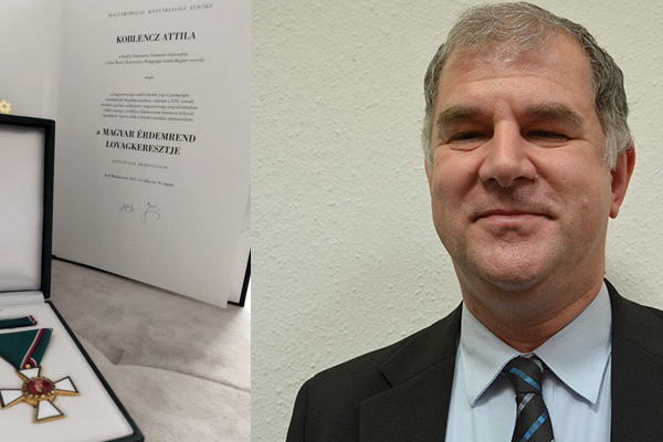 Állami kitüntetést kapott Koblencz Attila, a SZIF pedagógiai igazgatója