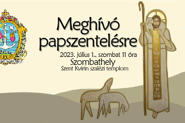 Meghívó Szombathelyre kettős papszentelésre