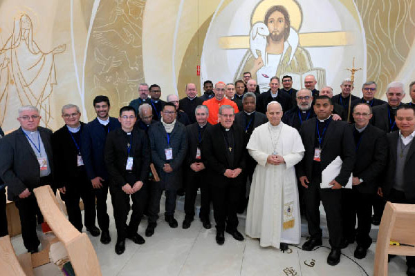 Olaszország - XIV. Leó pápa látogatása a szalézi rendfőnökségen